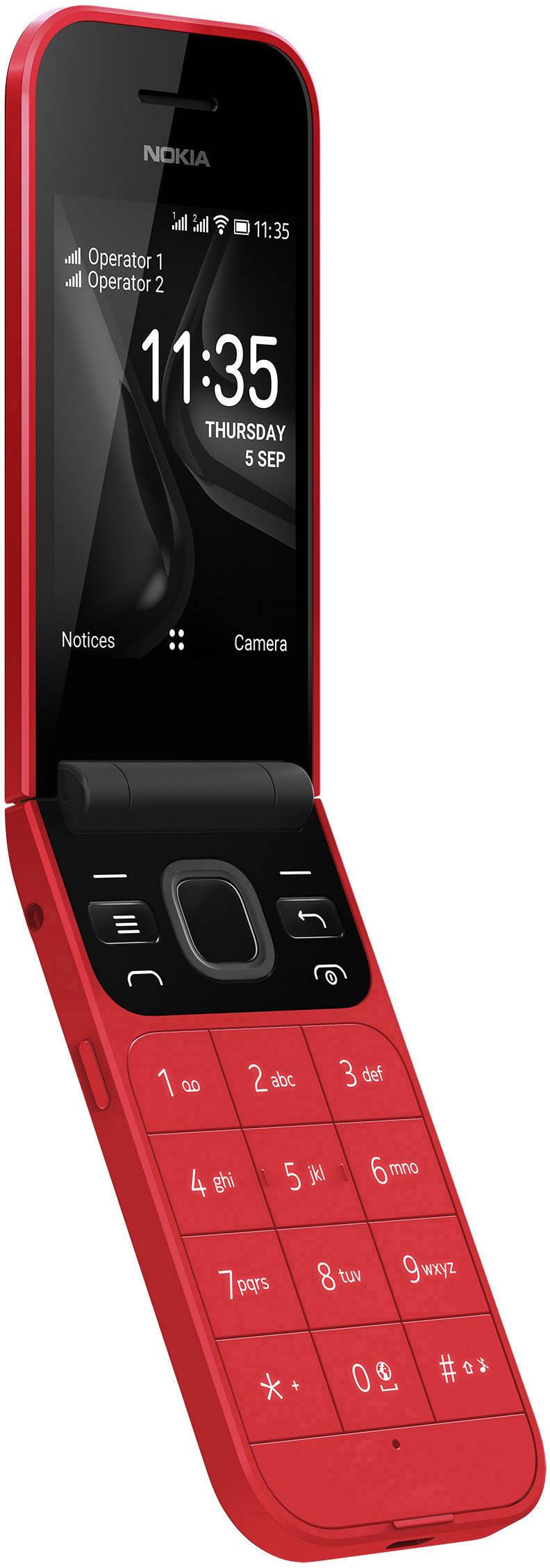 Nokia 2720 Téléphone portable à clapet rouge-6