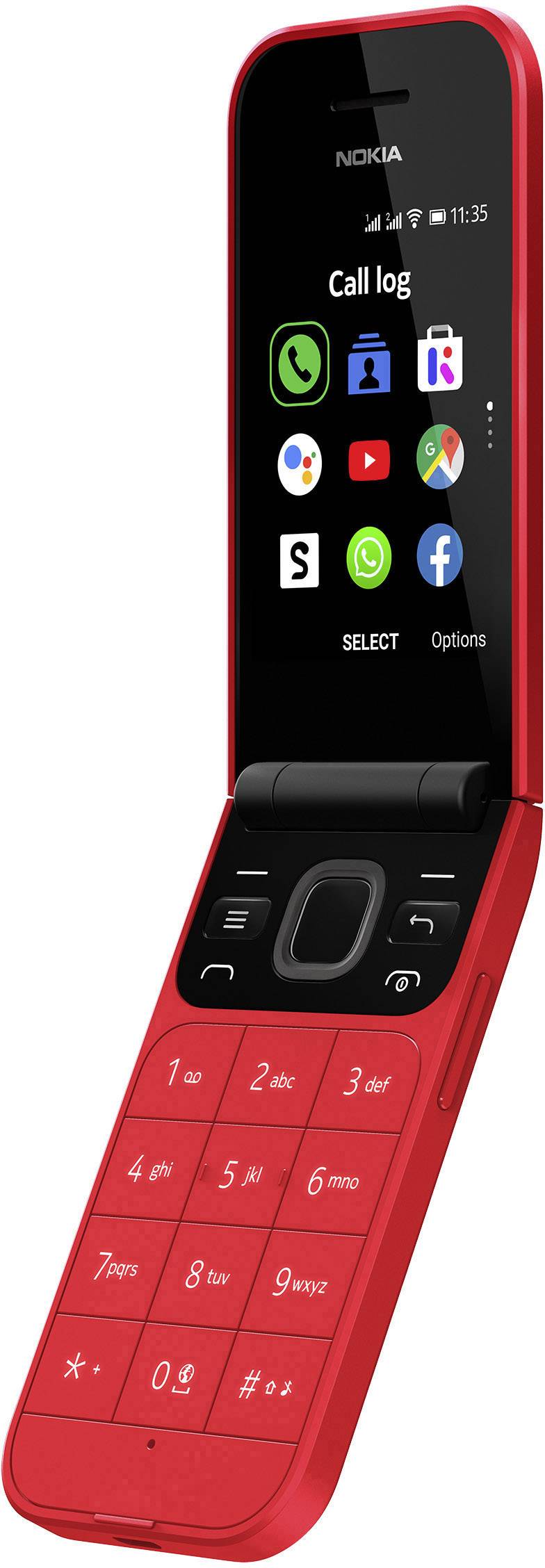 Nokia 2720 Téléphone portable à clapet rouge-7