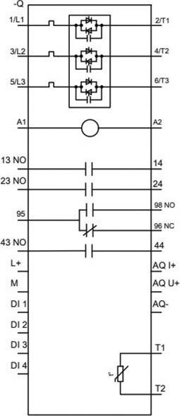 Siemens 3RW5513-3HA04 3RW55133HA04 Démarreur progressif Puissance moteur à 400 V 5.5 kW Puissance moteur à 230 V 3 kW 20-2
