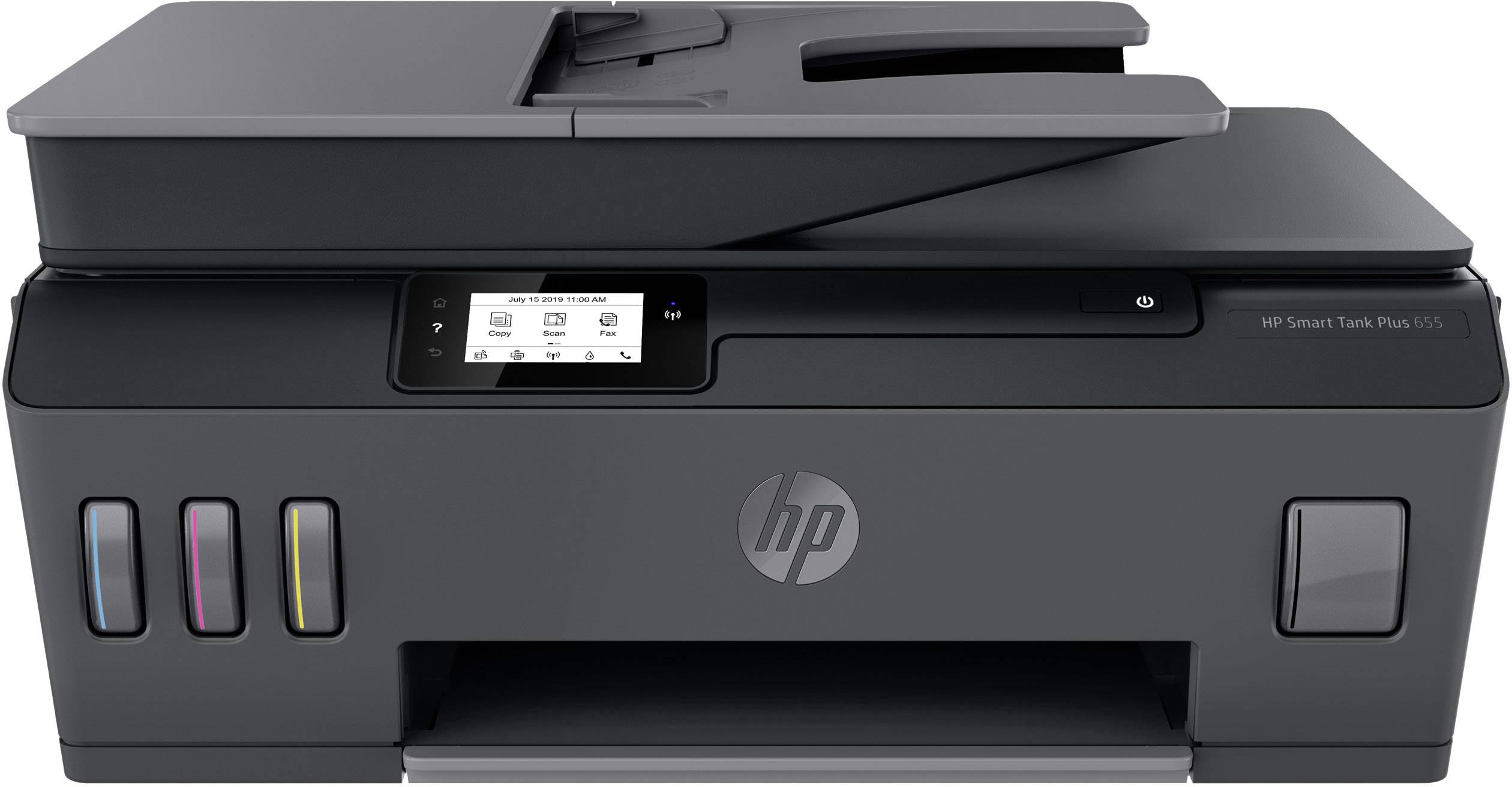 HP Smart Tank Plus 655 Imprimante multifonction jet d'encre couleur A4 imprimante, scanner, photocopieur, fax chargeur a-0