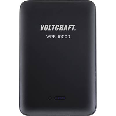 VOLTCRAFT VC-11015280 Powerbank sans fil 10000 mAh Power Delivery, Fast Charge LiPo noir-2