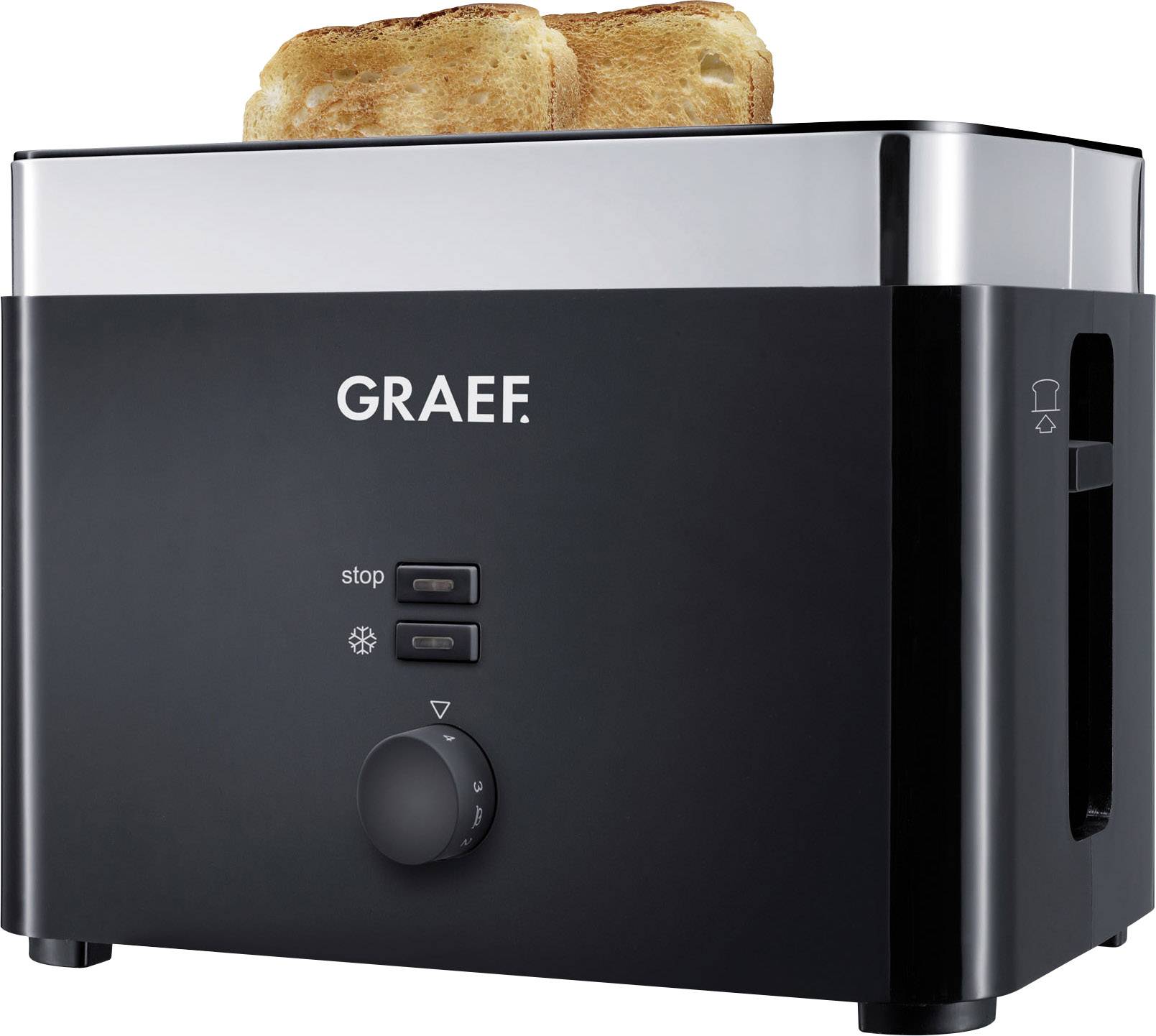 Graef TO 62 Grille-pain avec grille spéciale viennoisieries noir