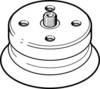 FESTO Aspirateur de vide ESS-80-BN 189394 M10 Largeur nominale (détails) 6 mm Matériau isolant NBR