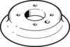 FESTO Ventouse à vide ESV-80-SS 191005 Matériau isolant VMQ (silicone)