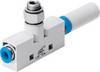 FESTO Buse d'aspiration de vide VN-05-H-T3-PQ2-VA4-RO1 193526 QS-6, amortisseur de bruit Largeur nominale (détails) 0.45 mm Matériau du boîtier POM Matériau isolant NBR