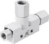 FESTO Buse d'aspiration de vide VN-05-H-T2-PI2-VI2-RI2 526102 M5 Largeur nominale (détails) 0.45 mm Matériau du boîtier POM Matériau isolant NBR