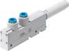 FESTO Buse d'aspiration de vide VN-14-L-T4-PQ3-VQ3-RO2-A 532647 QS-8, amortisseur de bruit Largeur nominale (détails) 1.4 mm Matériau du boîtier PA, POM Matériau isolant NBR