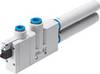 FESTO Buse d'aspiration de vide VN-30-H-T6-PQ4-VQ5-RO2-M 532662 26.4 V/DC QS-10, amortisseur de bruit Largeur nominale (détails) 3 mm Matériau du boîtier PA, POM Matériau isolant NBR