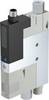 FESTO Buse d'aspiration de vide OVEM-07-H-B-GO-OE-N-2P 540006 27.6 V/DC G 1/4, amortisseur de bruit Largeur nominale (détails) 0.70 mm Matériau du boîtier Aluminium coulé sous pression, PA Matériau isolant NBR