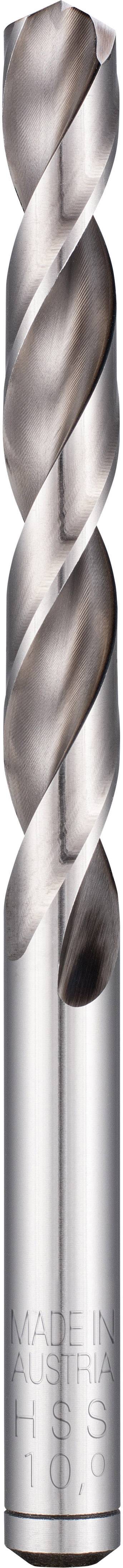 Foret en métal à rainure spiralée pour l'enlèvement de matière, de couleur argentée, avec l'inscription 'MADE IN GERMANY' et de taille '10,5'.