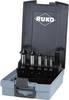 RUKO ULTIMATECUT 102791PRO Jeu de fraises coniques 5 pièces 6.3 mm, 10.4 mm, 12.4 mm, 16.5 mm, 20.5 mm, 25 mm HSS tige cylindrique 1 set