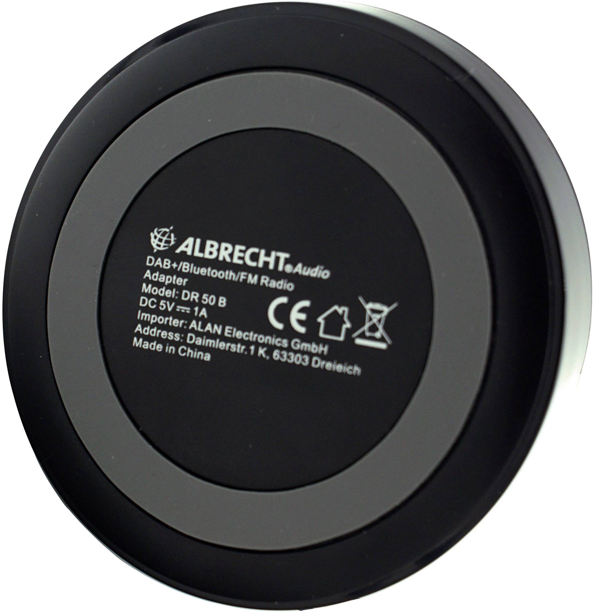 Albrecht DR 50 B Adaptateur radio DAB, DAB+, FM Bluetooth-3