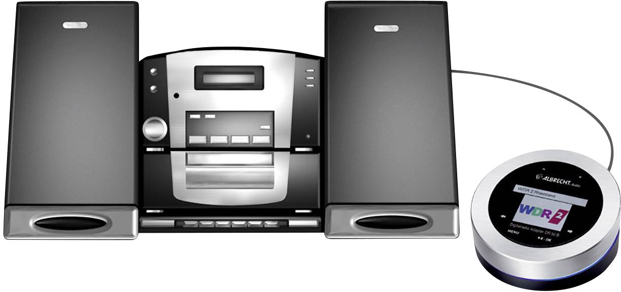 Albrecht DR 50 B Adaptateur radio DAB, DAB+, FM Bluetooth-4