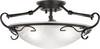 Fischer & Honsel 26023 Riva Plafonnier E27 120 W rouille