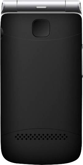 beafon SL595 Téléphone portable à clapet noir, argent-3