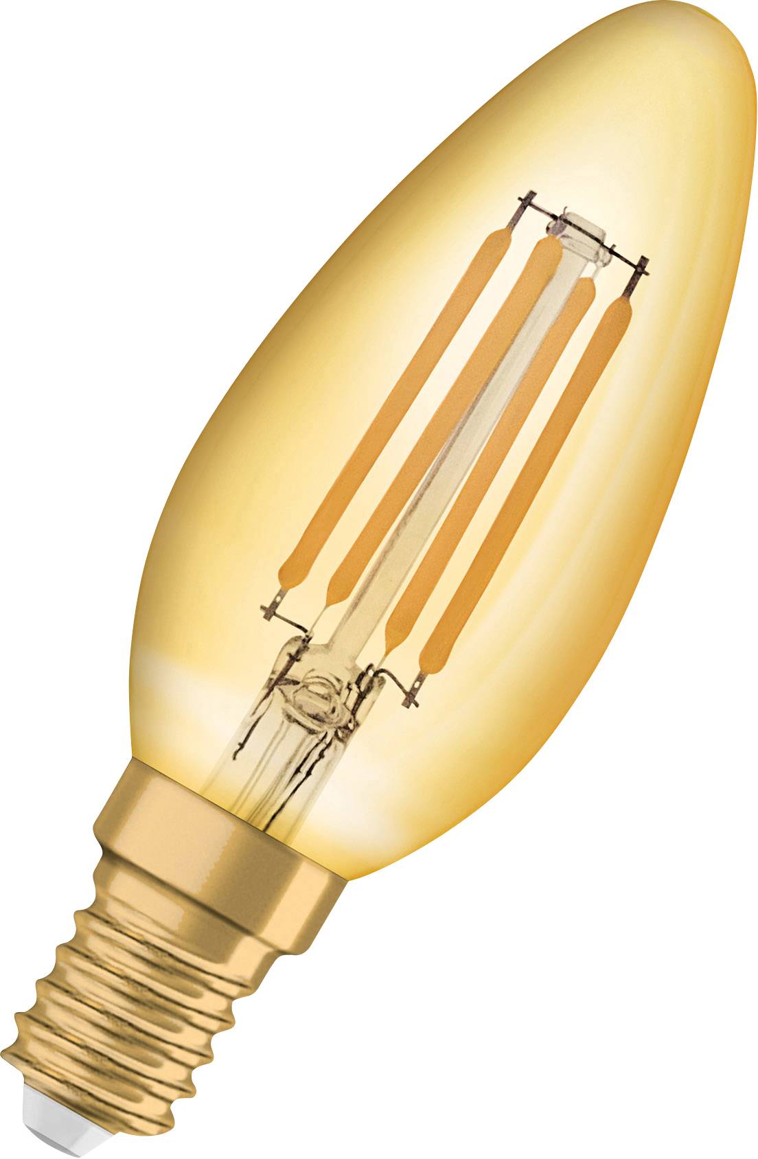 OSRAM 4058075293434 LED CEE F (A - G) E14 forme de flamme 4 W = 35 W blanc chaud (Ø x H) 35.0 mm x 100.0 mm à filament 1-2