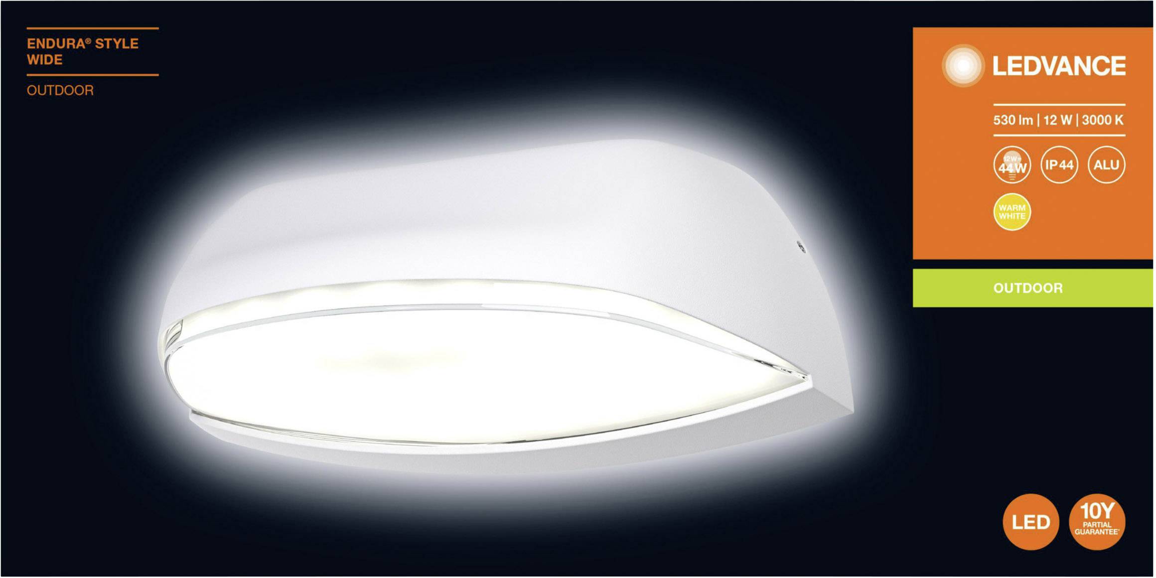 LEDVANCE ENDURA® STYLE WIDE L 4058075214033 Plafonnier LED extérieur LED blanc-1