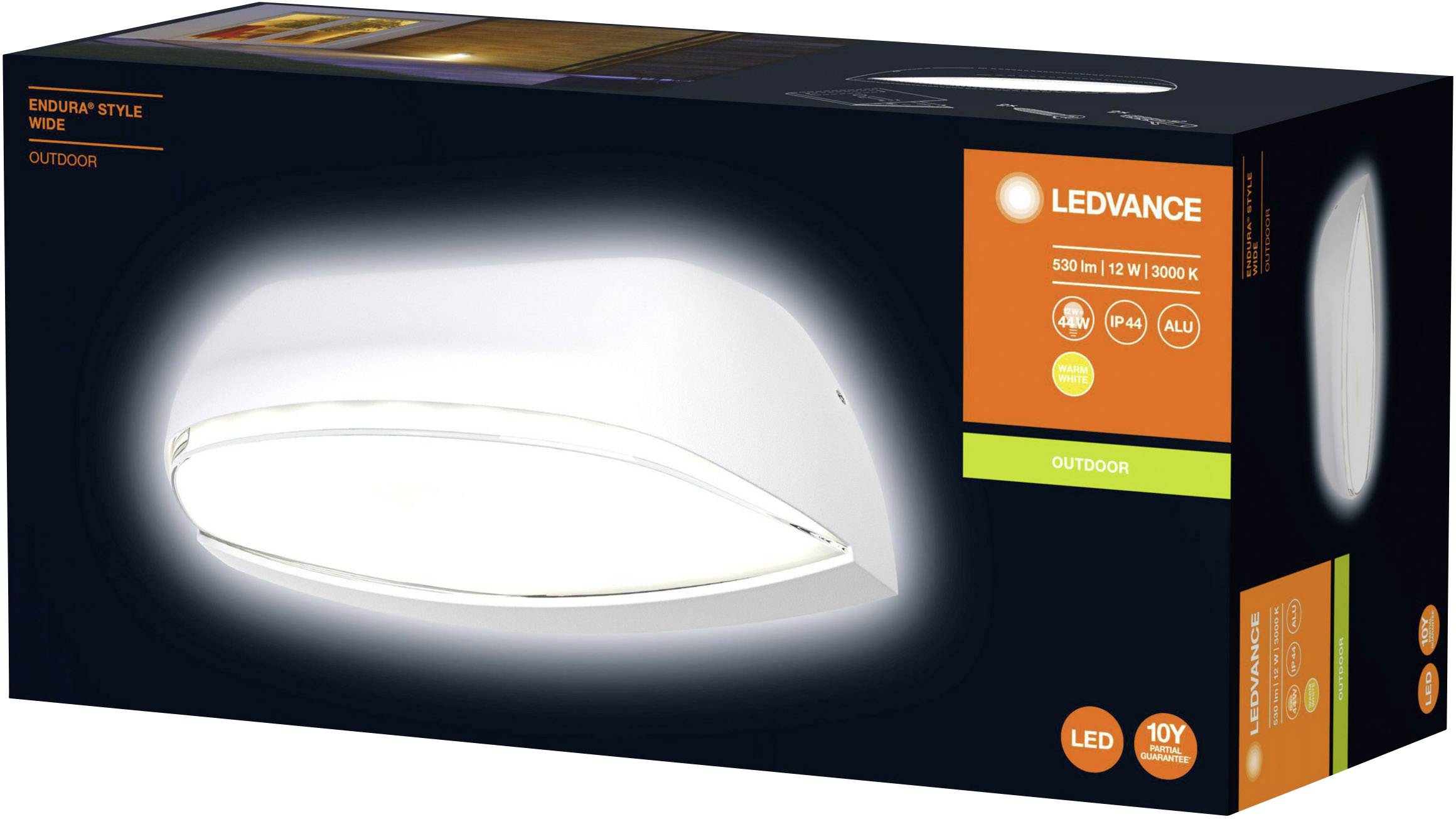 LEDVANCE ENDURA® STYLE WIDE L 4058075214033 Plafonnier LED extérieur LED blanc-2