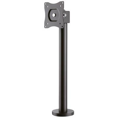 Un support de moniteur pivotant en métal, adapté pour fixer un écran sur un bureau ou un mur.