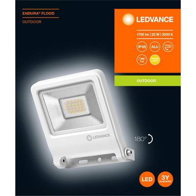 Projecteur LED extérieur LEDVANCE ENDURA® FLOOD Warm White L 4058075239630  20 W 