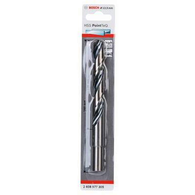 Foret Bosch de 13,5 mm de diamètre dans son emballage. HSS PointTeQ pour un perçage rapide dans le métal.