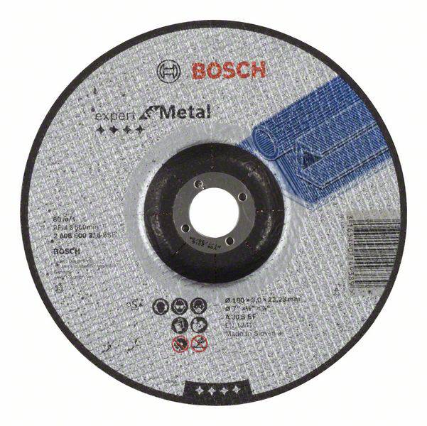 Disque à tronçonner à moyeu déporté Expert for Metal 180x3 mm | 2608600316 - Bosch