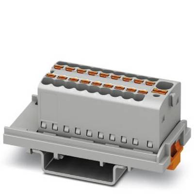 Connecteur électrique de couleur grise avec plusieurs bornes de connexion, destiné à être utilisé dans des appareils électroniques.