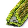 Phoenix Contact 1070018 Borne pour conducteur de protection Push-In vert, jaune 10 pc(s)