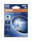 Emballage d'une ampoule H7 OSRAM 'Cool Blue Intense' avec indications : 12V, 55W, lumière blanche extra jusqu'à 5000K, +100% de luminosité.
