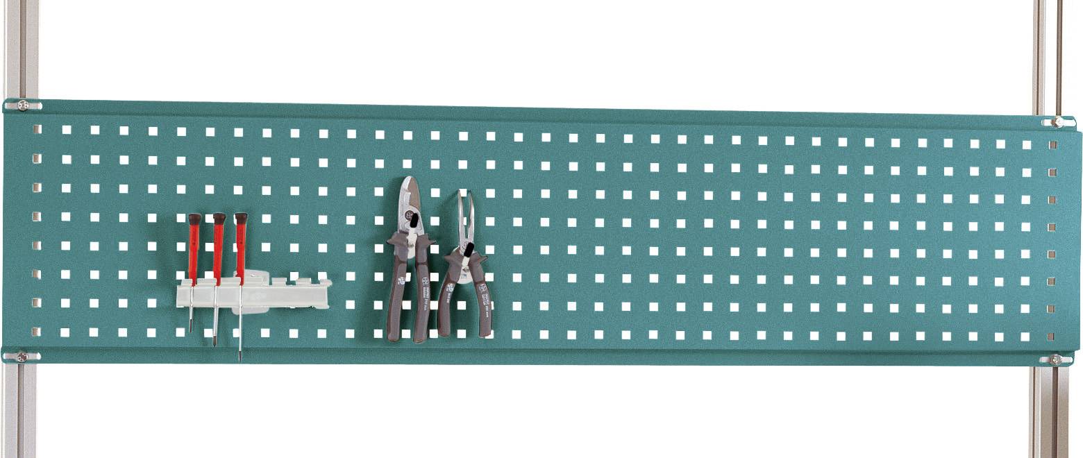 Manuflex ZB8273.5021 Plaque perforée pour portails de montage en aluminium, hauteur utile = 300 mm. Pour une largeur de 