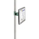 Manuflex ZB8289.0001 Support de moniteur pour CANTOLAB et ALU avec double articulation 80 mm, adaptateur VESA 75 mm, en