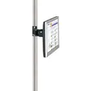 Manuflex ZB8289.7016 Support de moniteur pour CANTOLAB et ALU avec double articulation 80 mm, adaptateur VESA 75 mm, en