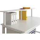 Manuflex ZB8351 Console de rangement avec support de console, L x P x H 750 x 300 x 369 mm, pour largeur de table 750 mm