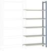 Manuflex RA2212.5007 Rayonnage à tablettes - Module d'extension (l x H x P) 1000 x 2000 x 300 mm acier