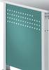 Manuflex ZB3350.5021 Panneau latéral pour table de travail Universal Standard, L x H 606 x 606 mm, pour une profondeur de table de 800 mm