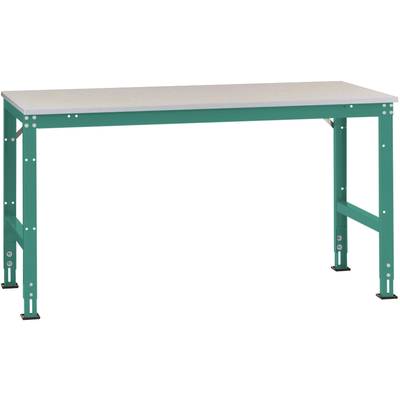   Manuflex  AU6024.0001    Table de travail Universal Standard avec plaque en tôle, L x P x H = 1250 x 600 x 760 - 870 m