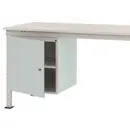 Manuflex ZB4965.7035 Châssis UNIVERSAL stationnaire, hauteur utile 500 mm avec 1 porte à gauche. Pour profondeur de tabl