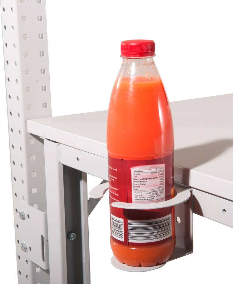 Manuflex ZB4787.7035 Porte-bouteilles et porte-boissons pour machine et plateau de travail