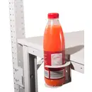 Manuflex ZB4787.7035 Porte-bouteilles et porte-boissons pour machine et plateau de travail
