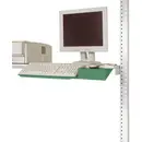 Manuflex ZB3550.6011 Support de clavier pour PACKPOOL avec surface de souris en vert réséda RAL 6011
