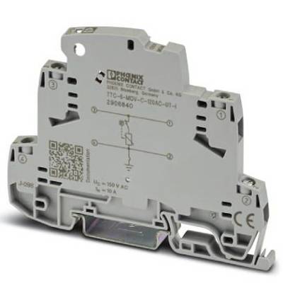 Appareil de commutation de Phoenix Contact, modèle T10-C-N/UC-120AC-01-I, pour connexions électriques, avec informations produit sur la surface.