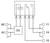 Schéma de câblage d'un relais avec bobine, quatre bornes (A1, A2, 11, 12, 14) et diode, montrant le flux électrique et les connexions.