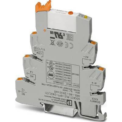 Fixation de vis avec des éléments orange et gris, affichant des données techniques sur la face avant, adaptée aux rails de montage électriques.