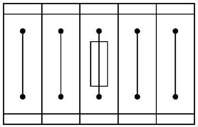 Diagramme d'un graphique en boîte à moustaches représentant la valeur centrale, les quartiles et les valeurs aberrantes dans un rectangle avec des lignes verticales.
