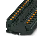 Phoenix Contact 3025046 Bloc de jonction à fusibles 12.3 mm Push-In noir 25 pc(s) Piece