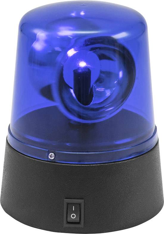 EUROLITE Gyrophare de police LED108 LED bleu Classic