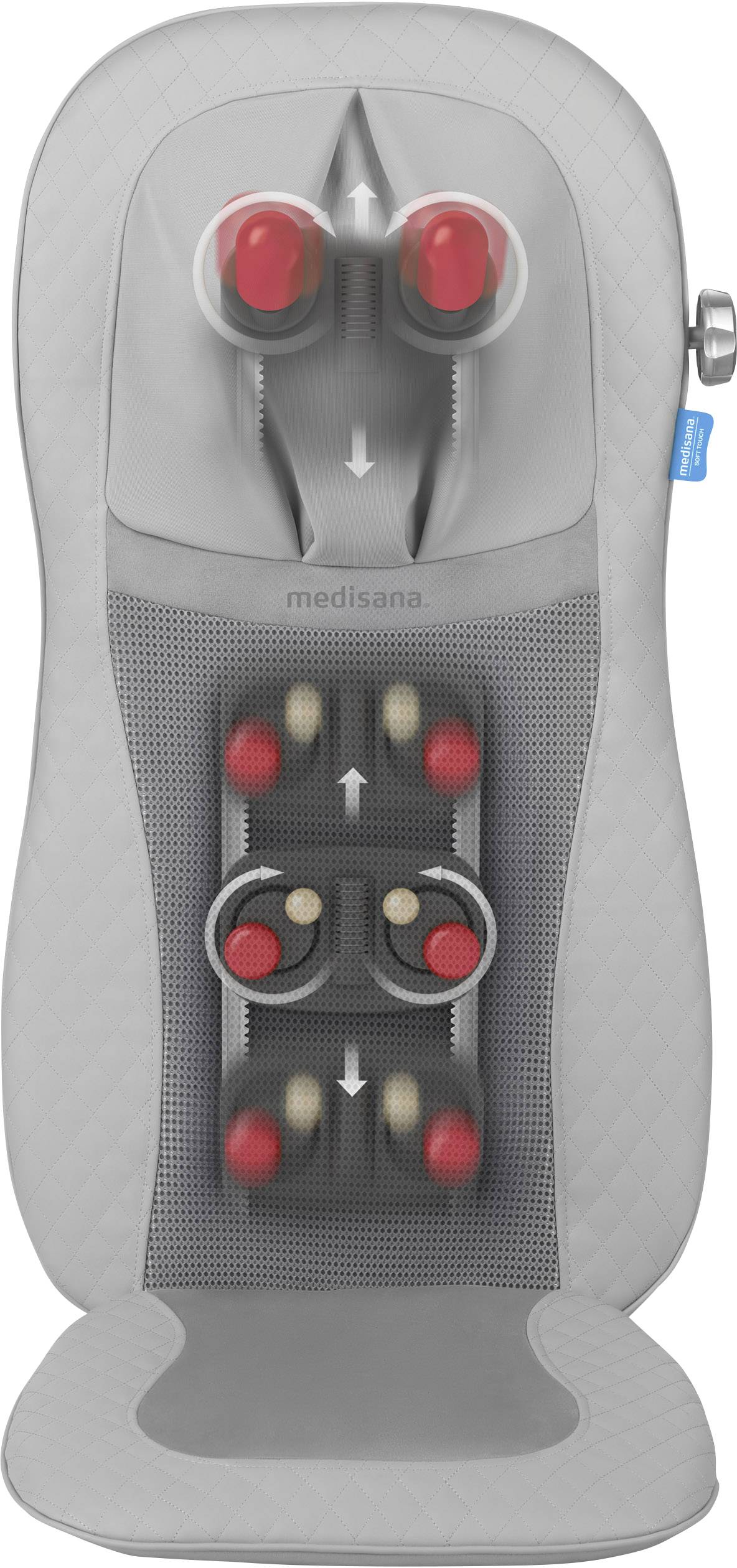 Medisana MCG 810 Shiatsu Housse de siège massante 48 W gris-4