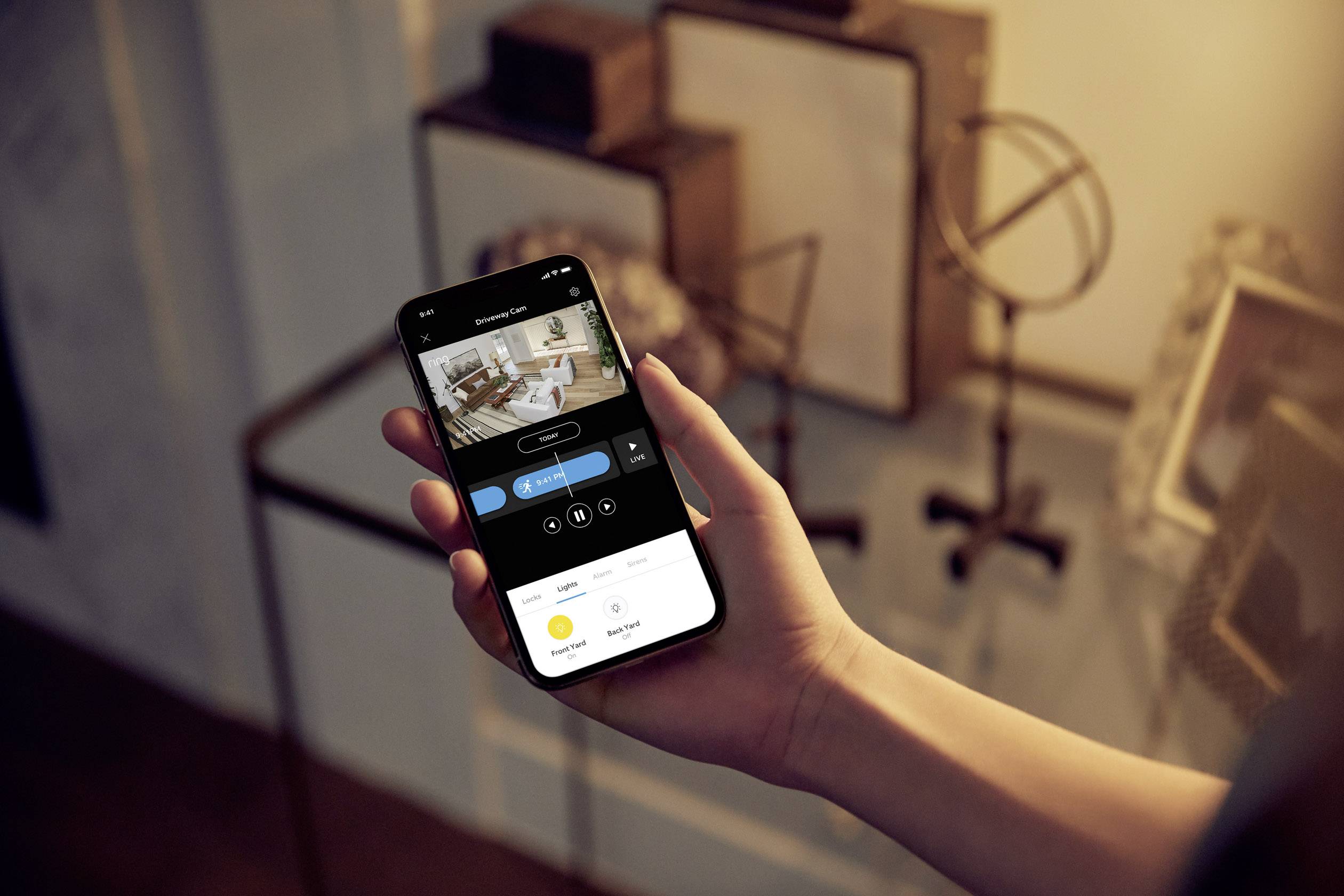 Caméra compacte IP-1920 x 1080 pixels Wi-Fi ring Indoor Cam 8SN1S9-WEU0 intérieure-4