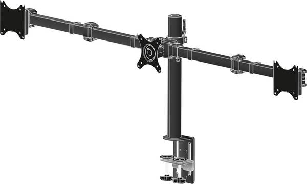 <br>  Iiyama<br>  DS1003C-B1<br>  <br>  Support de table pour écran<br>  1 Écran(s)<br>  25,4 cm (10") - 68,6 cm (27")<br>  noir<br>  réglable en hauteur, inclinable, mobile, rotatif, rotatif<br>