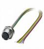 Pepperl+Fuchs 257469 Adaptateur pour capteurs/actionneurs M12 femelle, droit 0.50 m Nombre de pôles: 8 1 pc(s)